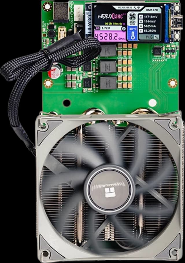 NerdMiner NerdQaxe++ - 4.8 TH/s